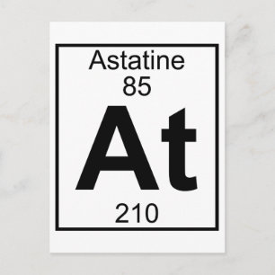 Postal Elemento 085 - A - Astatina (Completo)