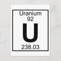 Elemento 092 - U - Uranio (lleno)