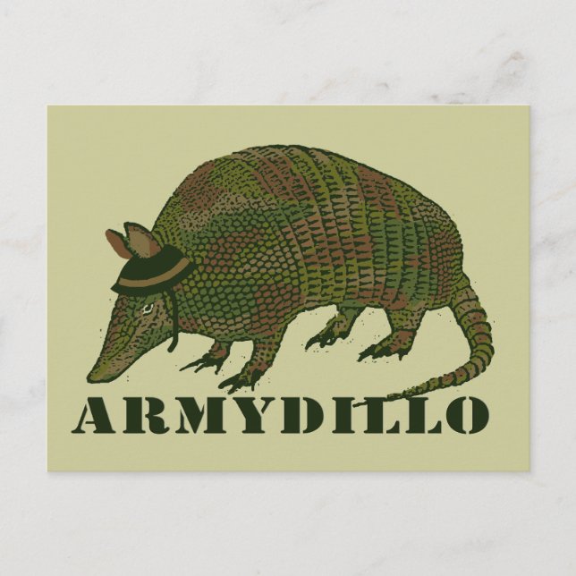 Postal Elemento armadillo del ejército (Anverso)