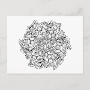 Postal Elemento de redondeo inspirado