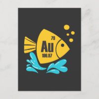 Elemento Goldfish Gold Química Química Ciencia Quí