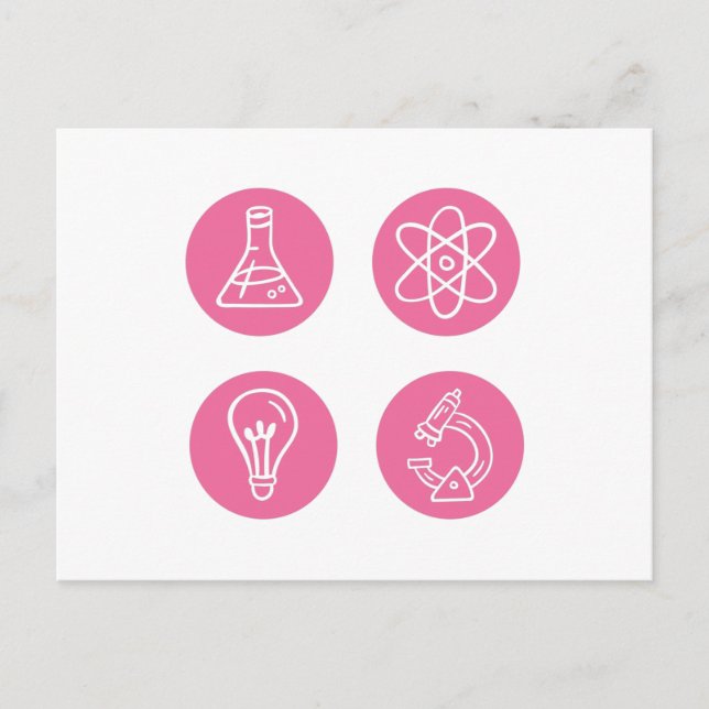 Postal Elementos de ciencia (Anverso)