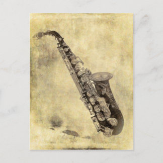 Postal Elementos decorativos saxofónicos antiguos