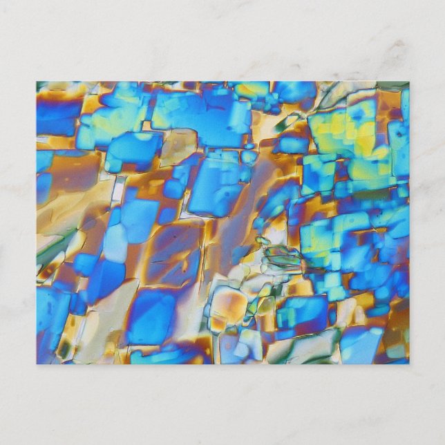 Postal Elementos/itrio bajo el microscopio (Anverso)