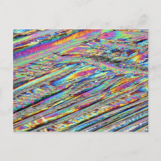 Postal Elementos/Magnesio bajo el microscopio (Anverso)