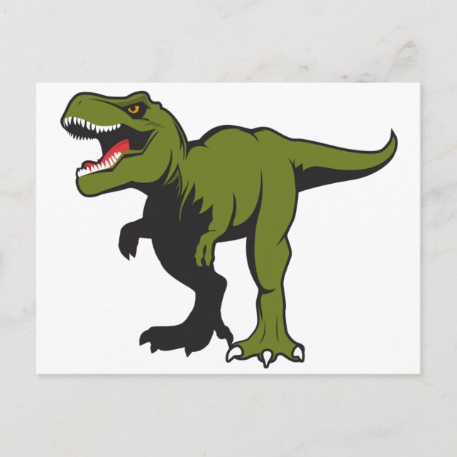 Postal Elementos personalizados de T-Rex (Anverso)