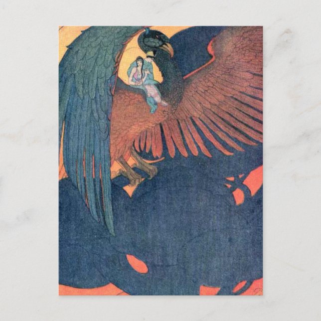 Postal Elenore Abbott La Aumentante Postcarta Larga (Anverso)