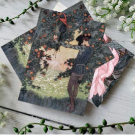 Postal Elenore Abbott La Empleada De Flores