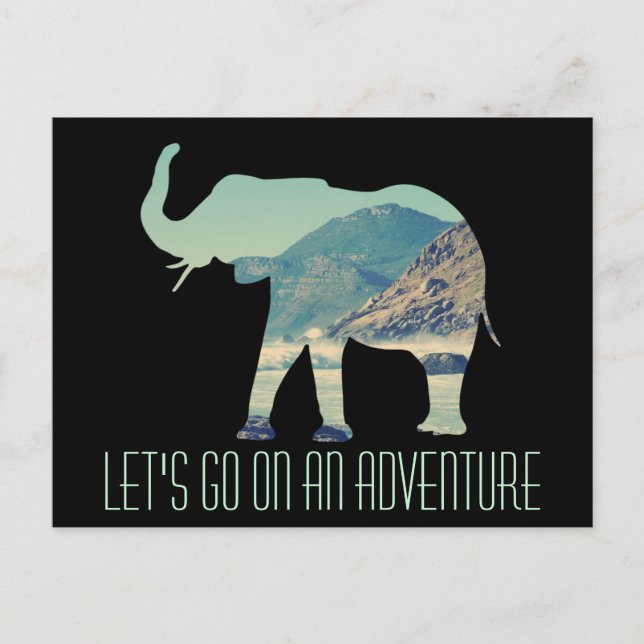 Postal Elephant Adventure (Anverso)