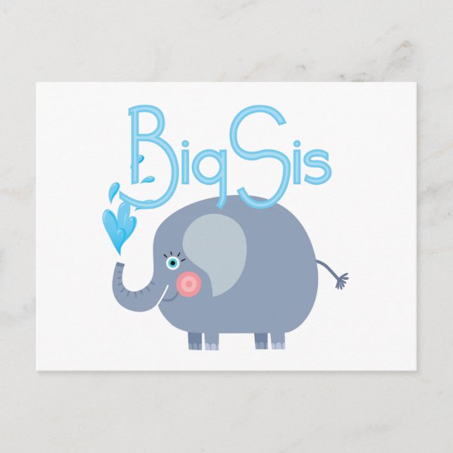 Postal Elephant Big Sis (Anverso)