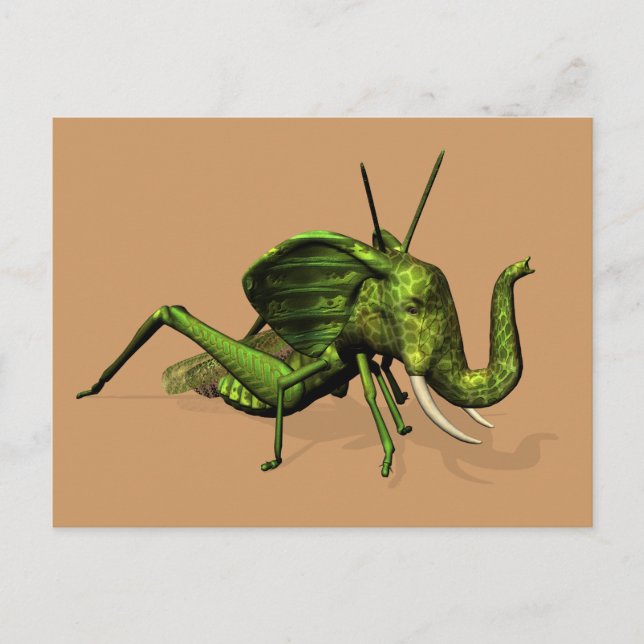 Postal Elephant Grasshopper Crossbret (Anverso)
