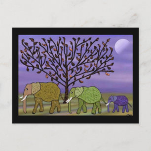 Postal Elephant Moon