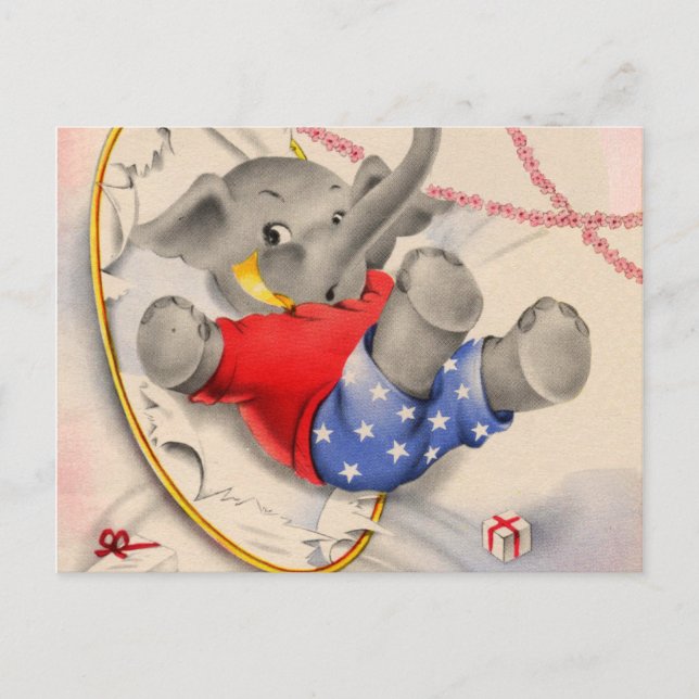 Postal Elephant Oops (Anverso)