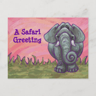 Postal Elephant Stationery