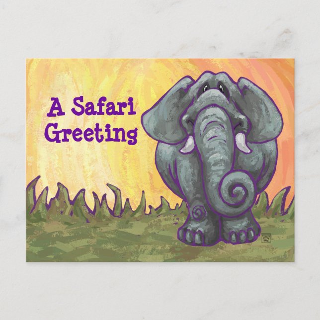 Postal Elephant Stationery (Anverso)