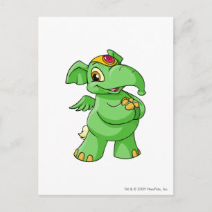 Postal Elephante Green