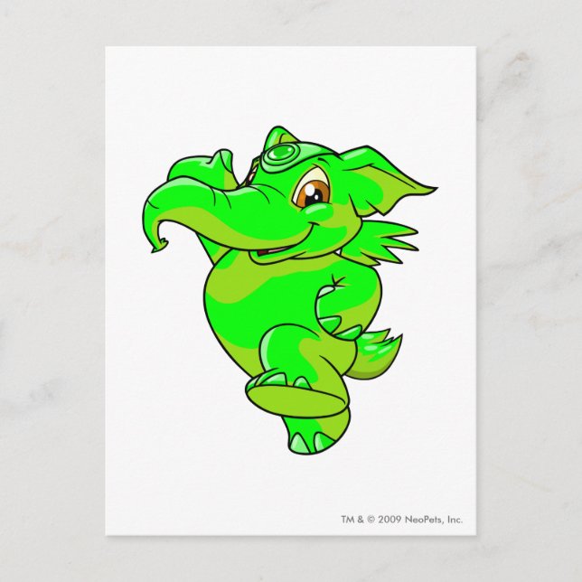 Postal Elephante Gslow (Anverso)