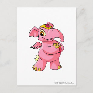 Postal Elephante Pink