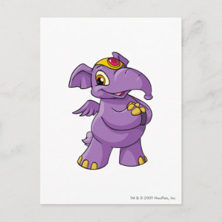 Postal Elephante Purple