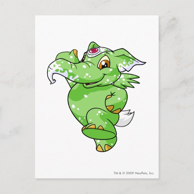 Postal Elephante Speckled (Anverso)