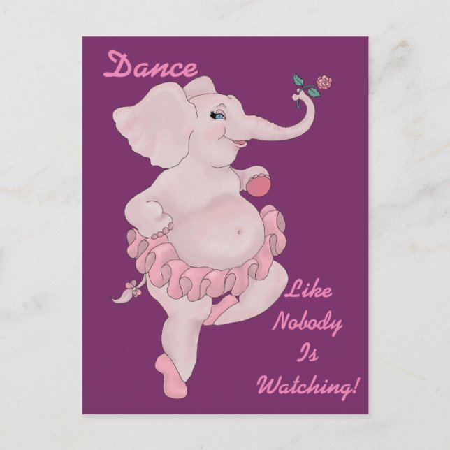 Postal Elephantina Ballerina (Anverso)