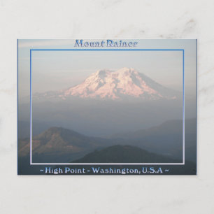 Postal ELEVADO PUNTO Monte Rainier Washington