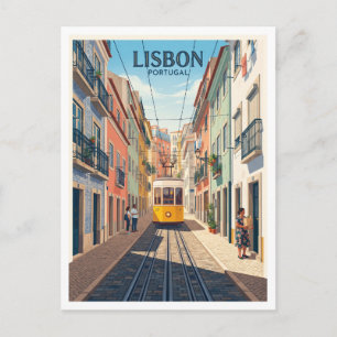Postal Elevador da Bica Lisboa Portugal