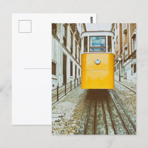 Postal Elevador da Gloria. Lisboa, Portugal.