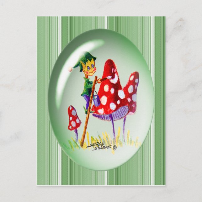 POSTAL ELF, HABITACIONES Y HUELGAS DE SHARON SHARPE (Anverso)