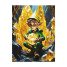 Elf Holding Crystall amarillo