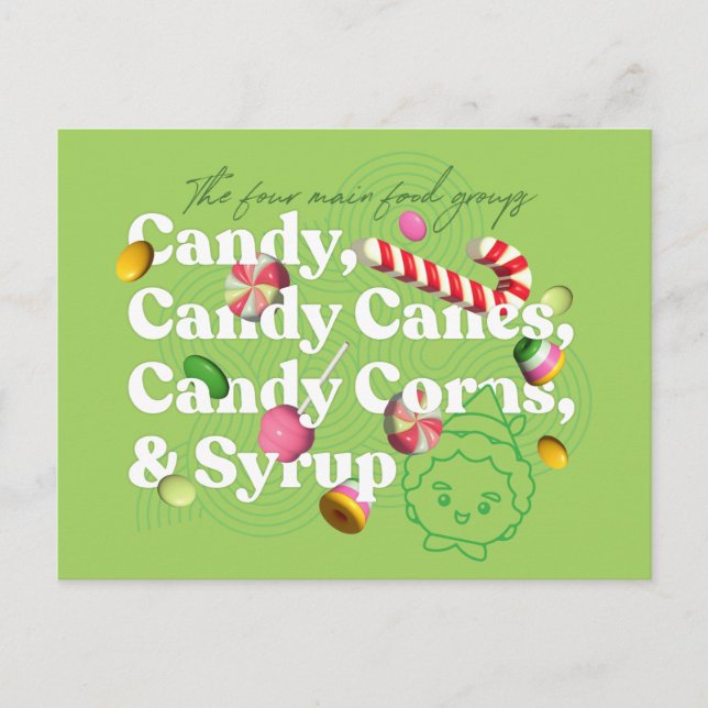 Postal Elf the Movie | Los Cuatro Grupos Principales De A (Anverso)