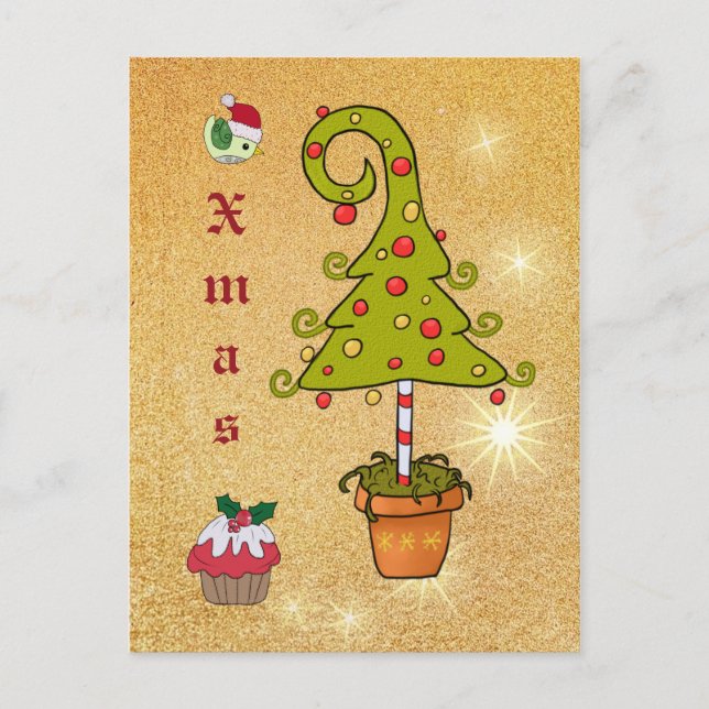Postal Elfenweihnachten (Anverso)
