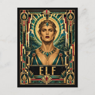 Postal Elfo, mítico Art Déco