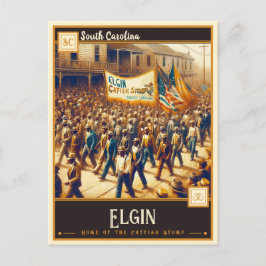 Postal Elgin, Carolina del Sur | Vintage