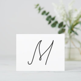 Postal Elija su propia carta | Estilo de letra: Alejandrí