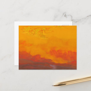 Postal Elijah el Profeta por Nicholas Roerich