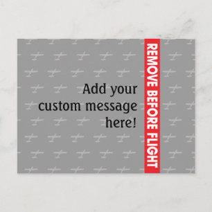 Postal Eliminar antes del vuelo - Avance