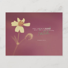 Postal Elisabeth Elliot - Plantado de fe