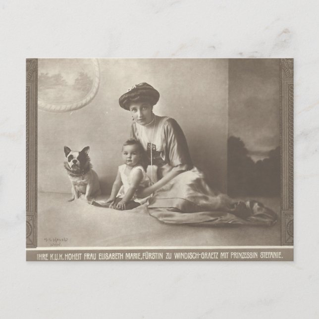 Postal Élisabeth, la gran emperatriz, Sissi. #020H (Anverso)