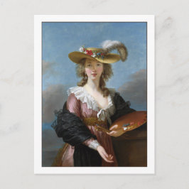 Postal Elisabeth Vigee Lebrun autorretrato Bella Artes
