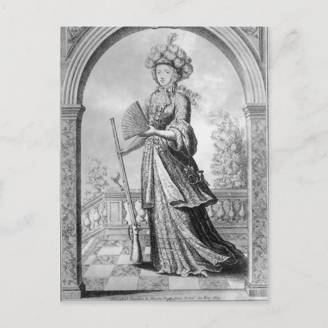 Postal Elizabeth Charlotte del Palatinado (Anverso)