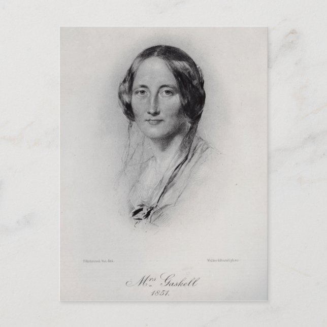 Postal Elizabeth Cleghorn Gaskell (Anverso)