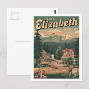 Postal Elizabeth Colorado USA Famous Travel Place