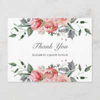 Elizabeth Elegant Boda De Flores Rosa Gracias