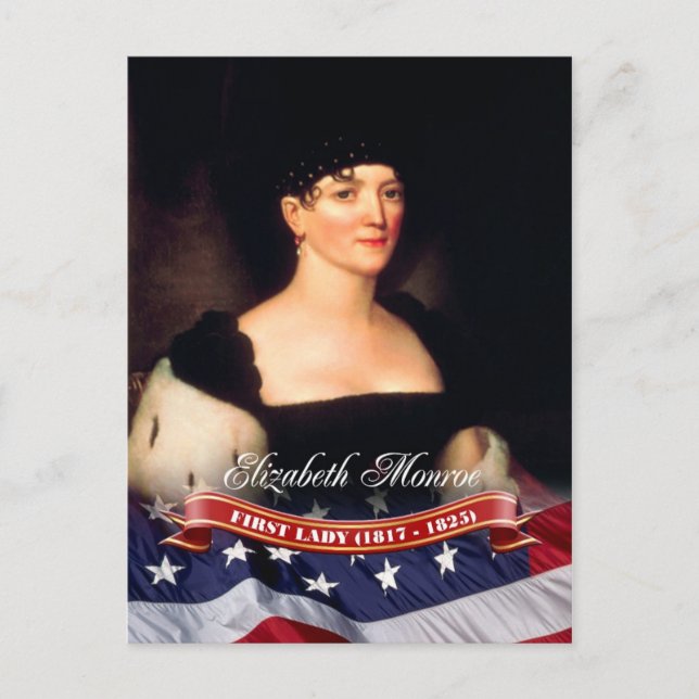Postal Elizabeth Monroe, Primera Dama de los Estados Unid (Anverso)