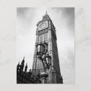 Postal Elizabeth Tower Westminster, London UK Postcard