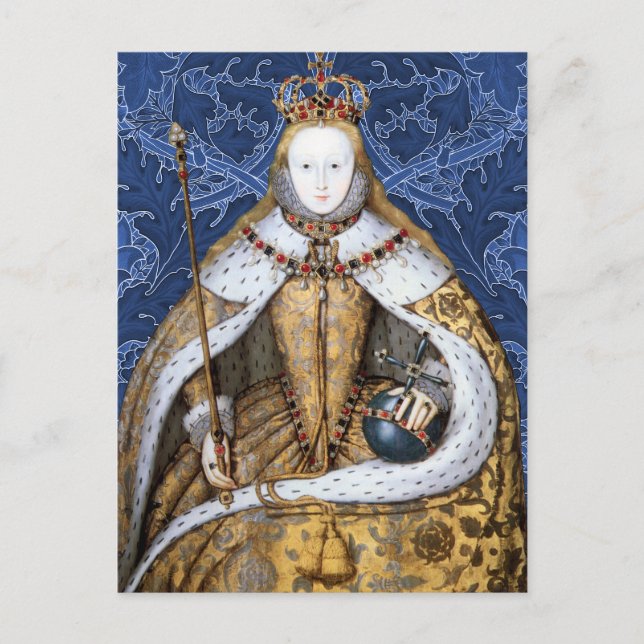 Postal Elizabeth Tudor, Reina de Inglaterra (Anverso)