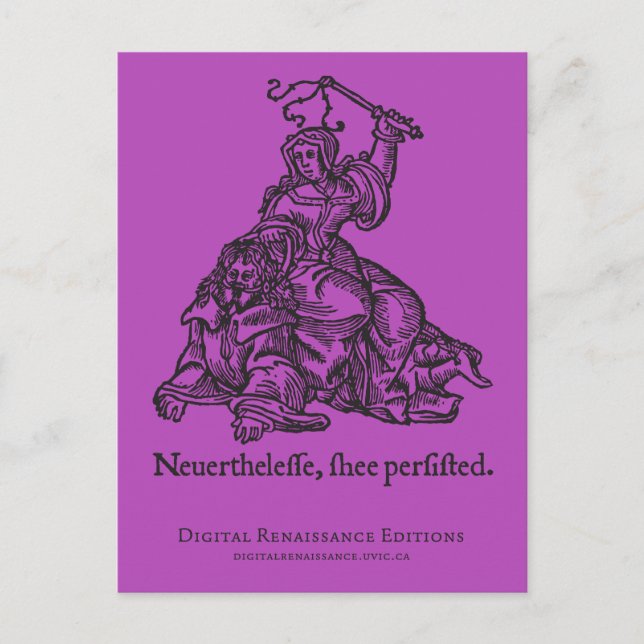 Postal Elizabeth Warren Postcard (Anverso)