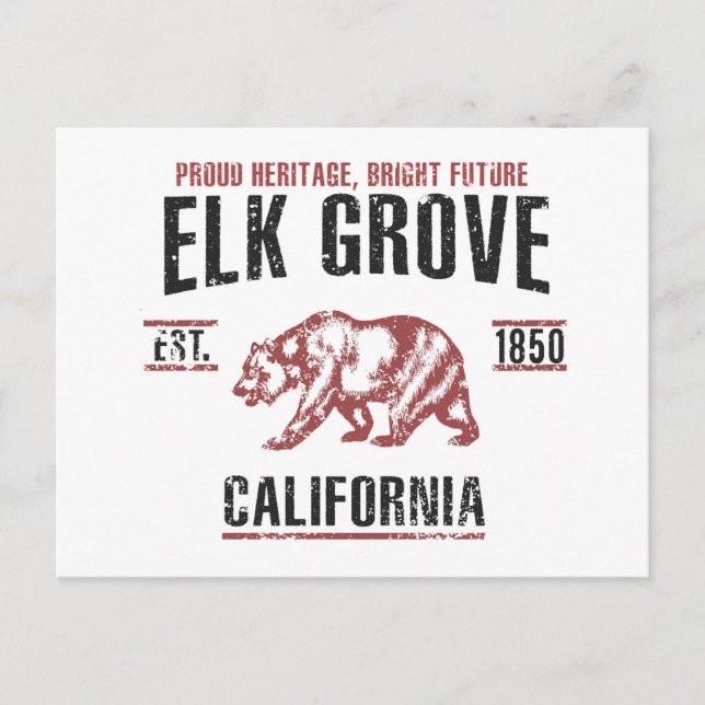 Postal Elk Grove (Anverso)