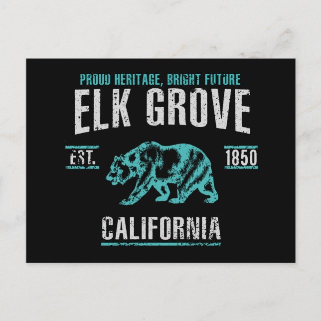 Postal Elk Grove (Anverso)